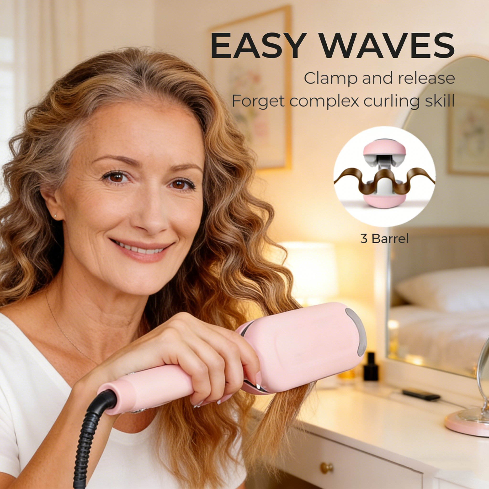 Hair Styling Tool with Negative Ionic Technology