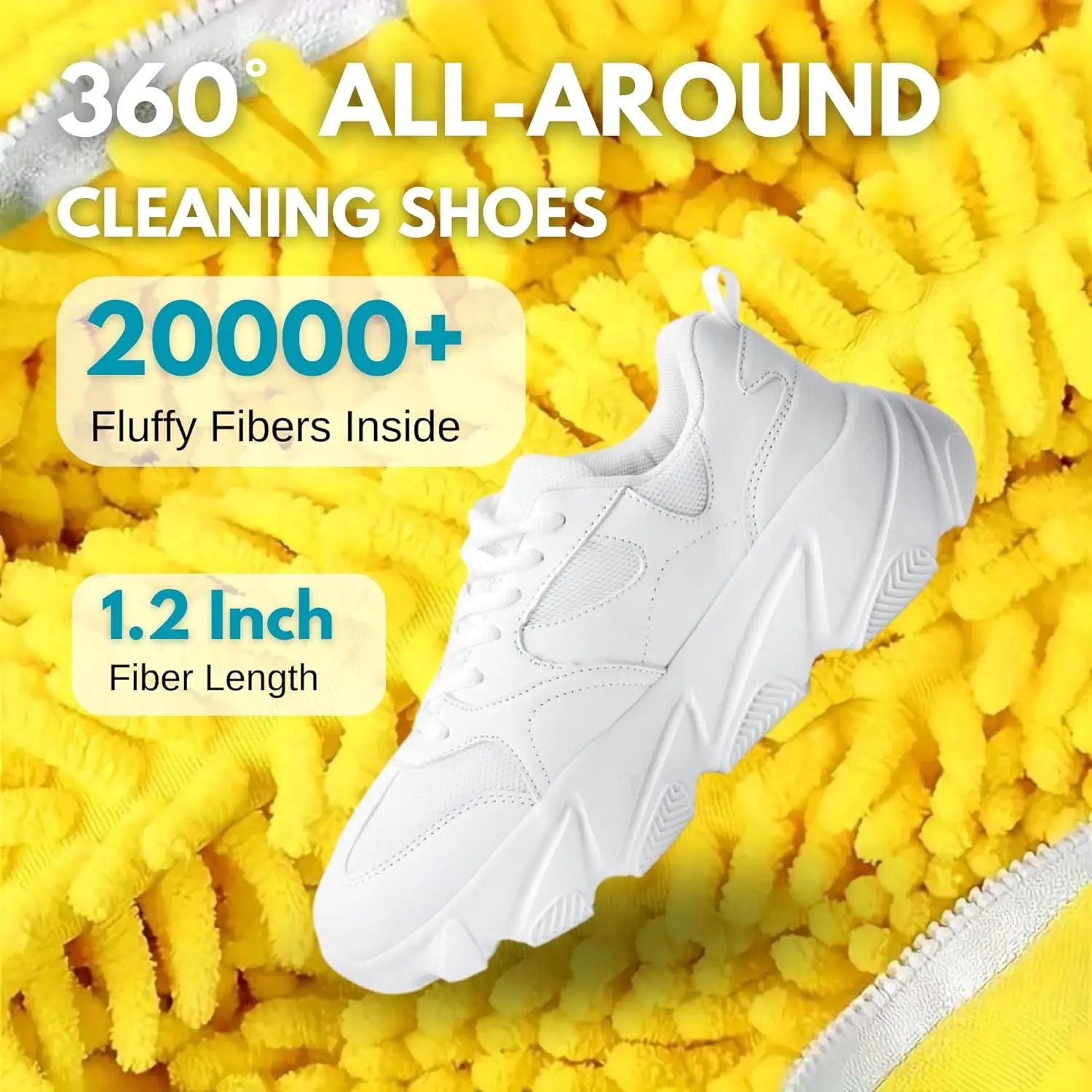 🧽 360° Fluffy Fibers Do the Gentle Scrubbing