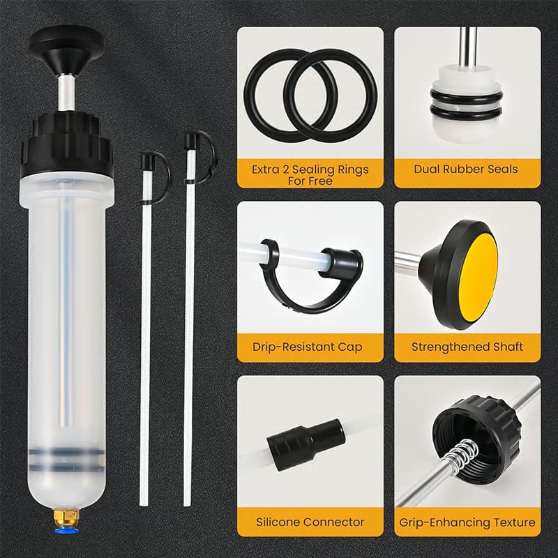 Complete package contents of syringe pump kit