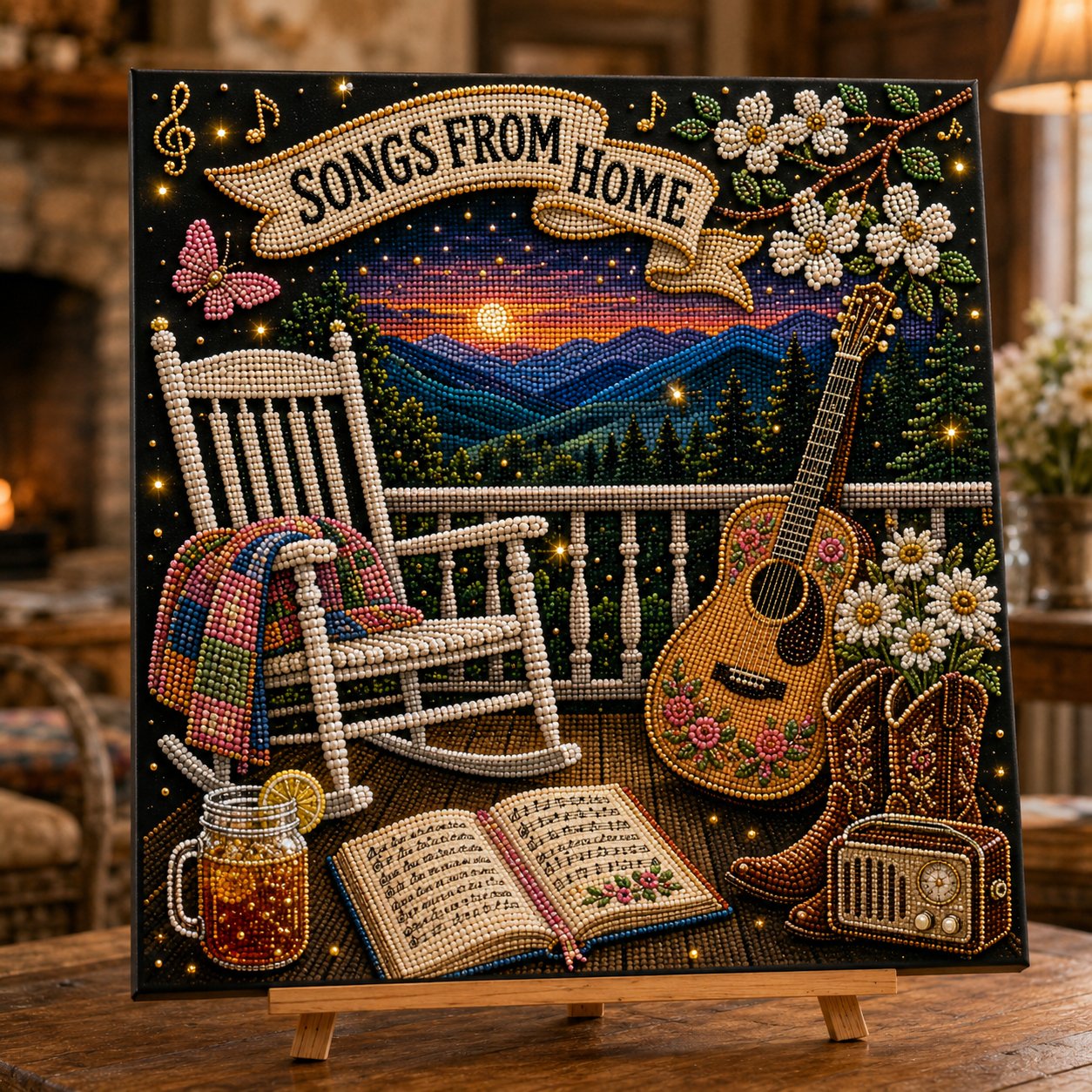 Songs From Home bead art design