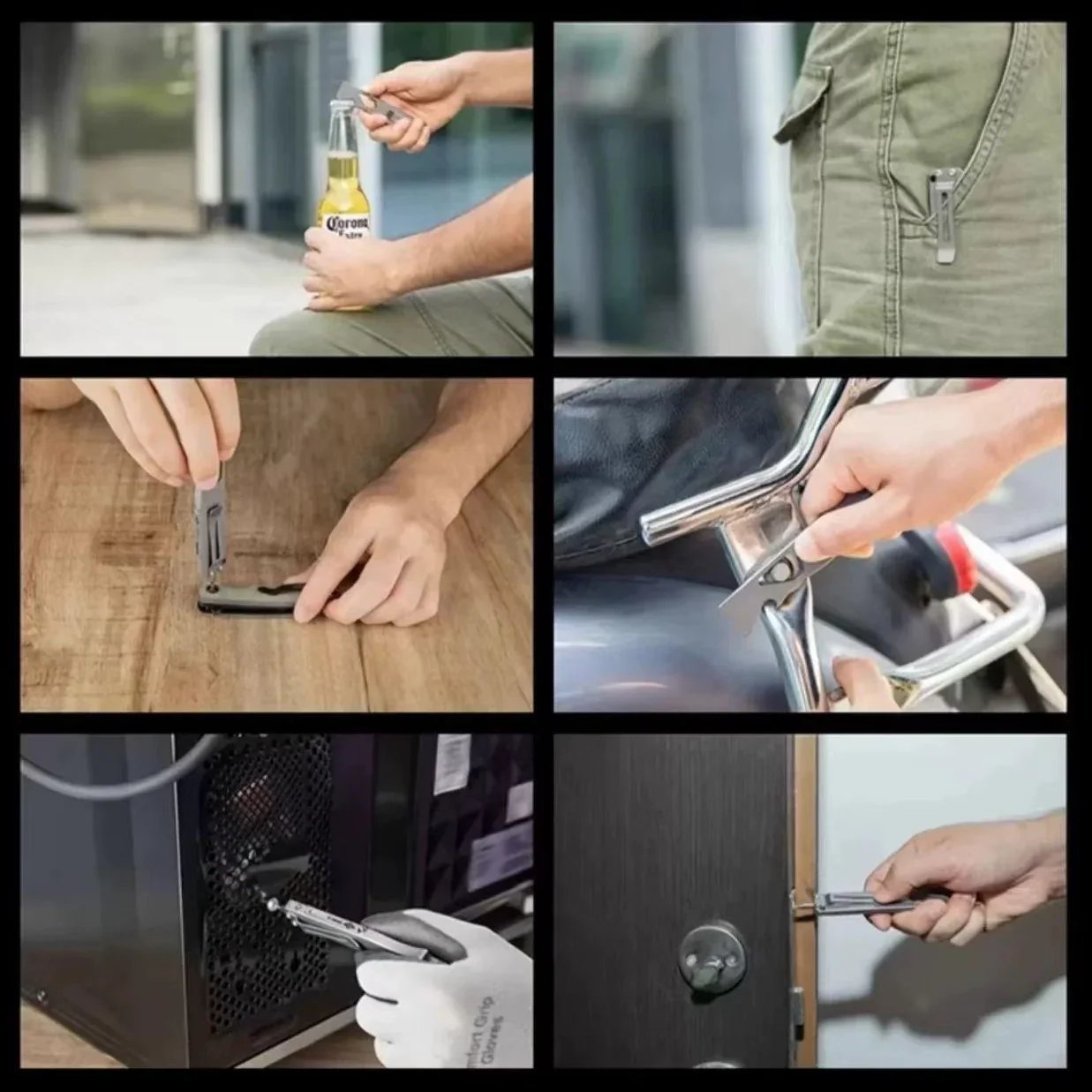 TC4 titanium multitool used for everyday repairs and outdoor projects
