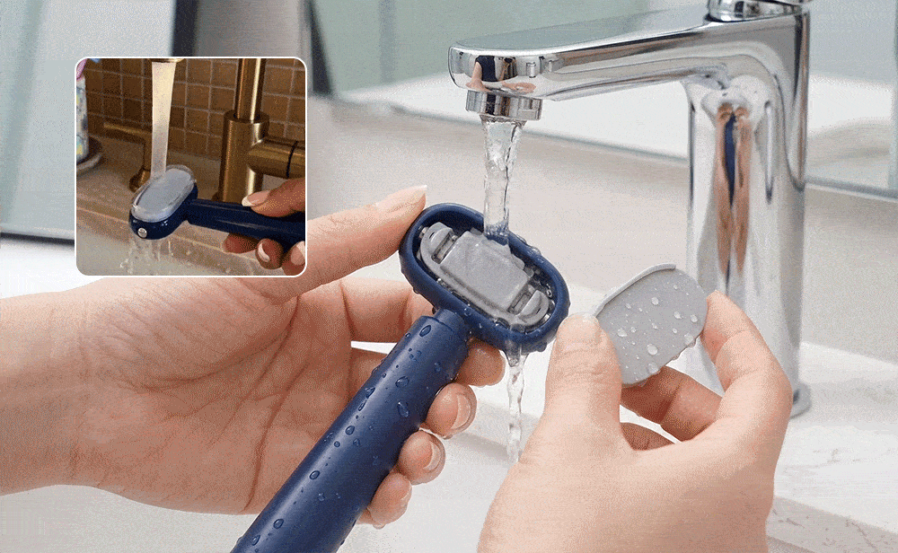 Original seller demonstration of removing and rinsing the filing surface