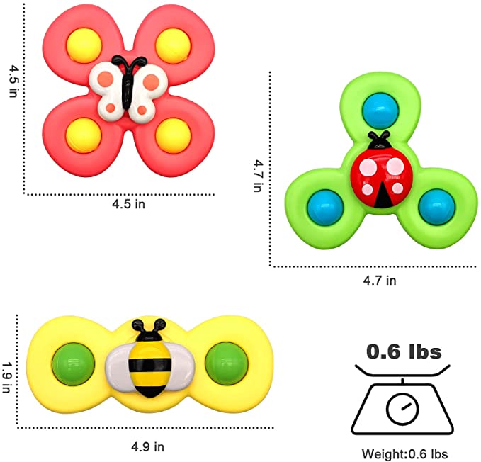 夏季热卖48%OFF-吸盘陀螺玩具(3件套)-买3送15%