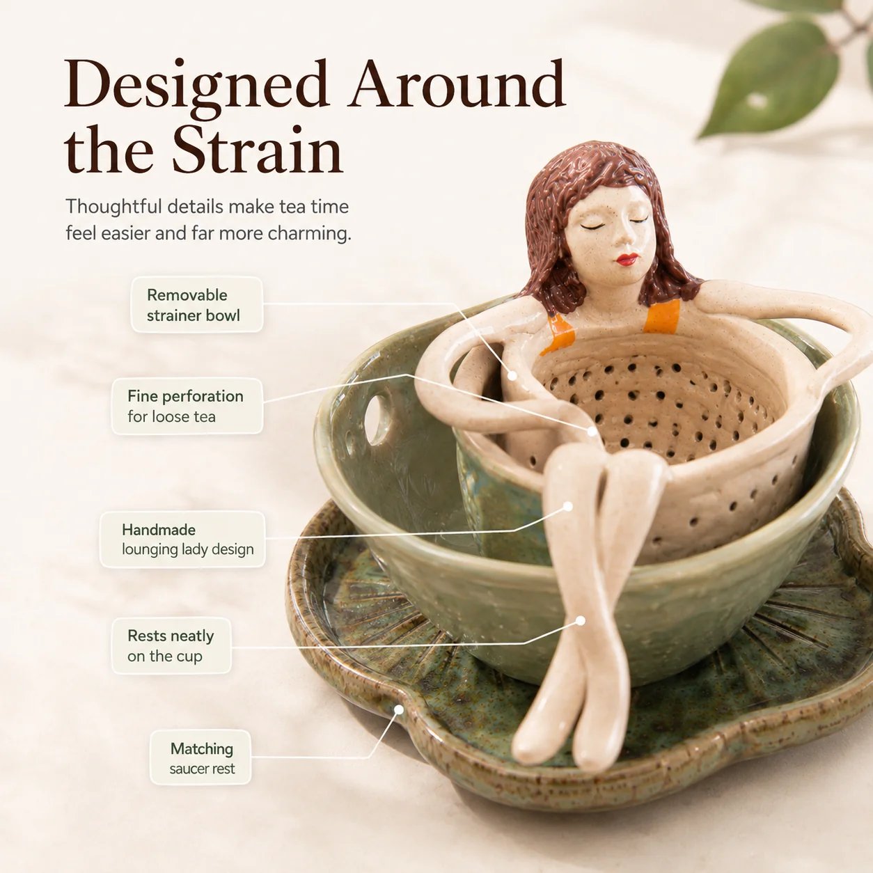 How to Use Ceramic Tea Strainer