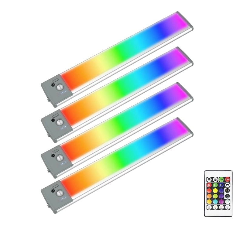 Rechargeable RGB Motion Sensor Light setup