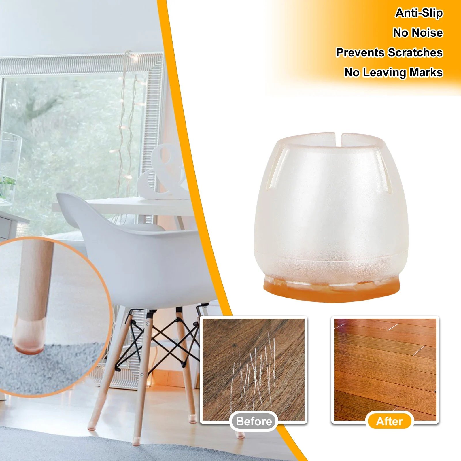 Silicone Chair Leg Covers