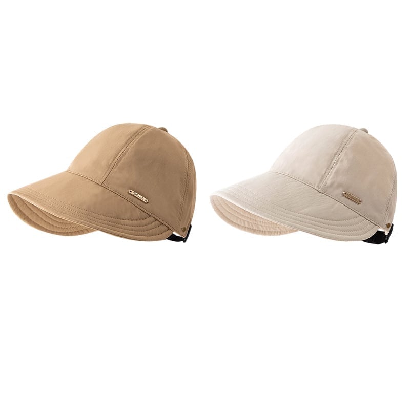 Wide face-shading brim