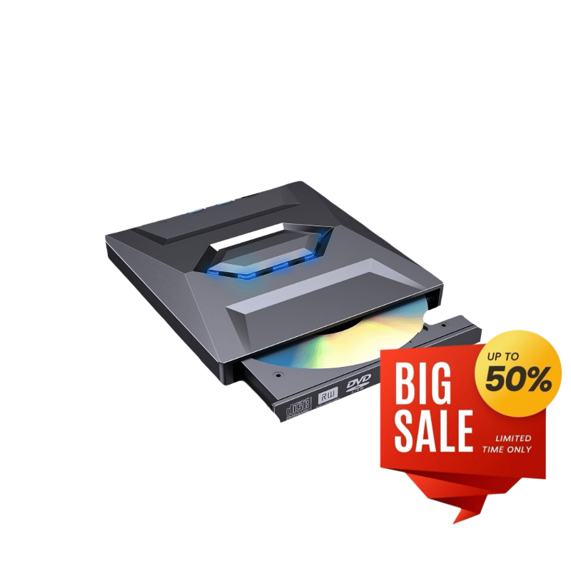 💻💻7-in-1 External USB DVD Drive & Blu-ray Player