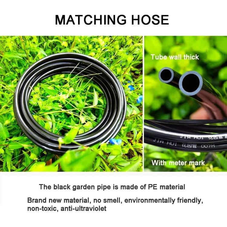 Outdoor misting nozzles used around garden and patio areas
