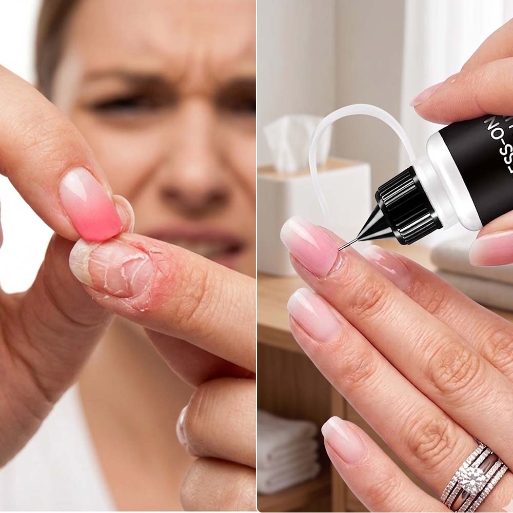 Gentle removal of stubborn nail glue