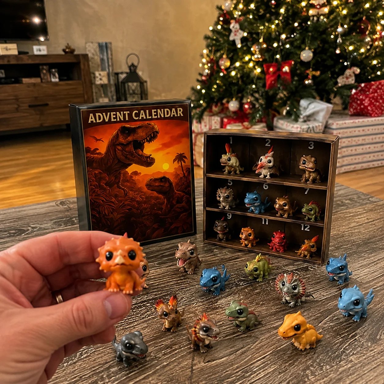 Dinosaur advent calendar family review