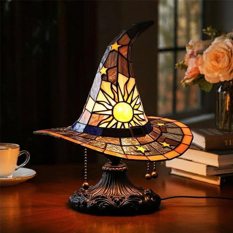 Witch hat night light for Halloween decor