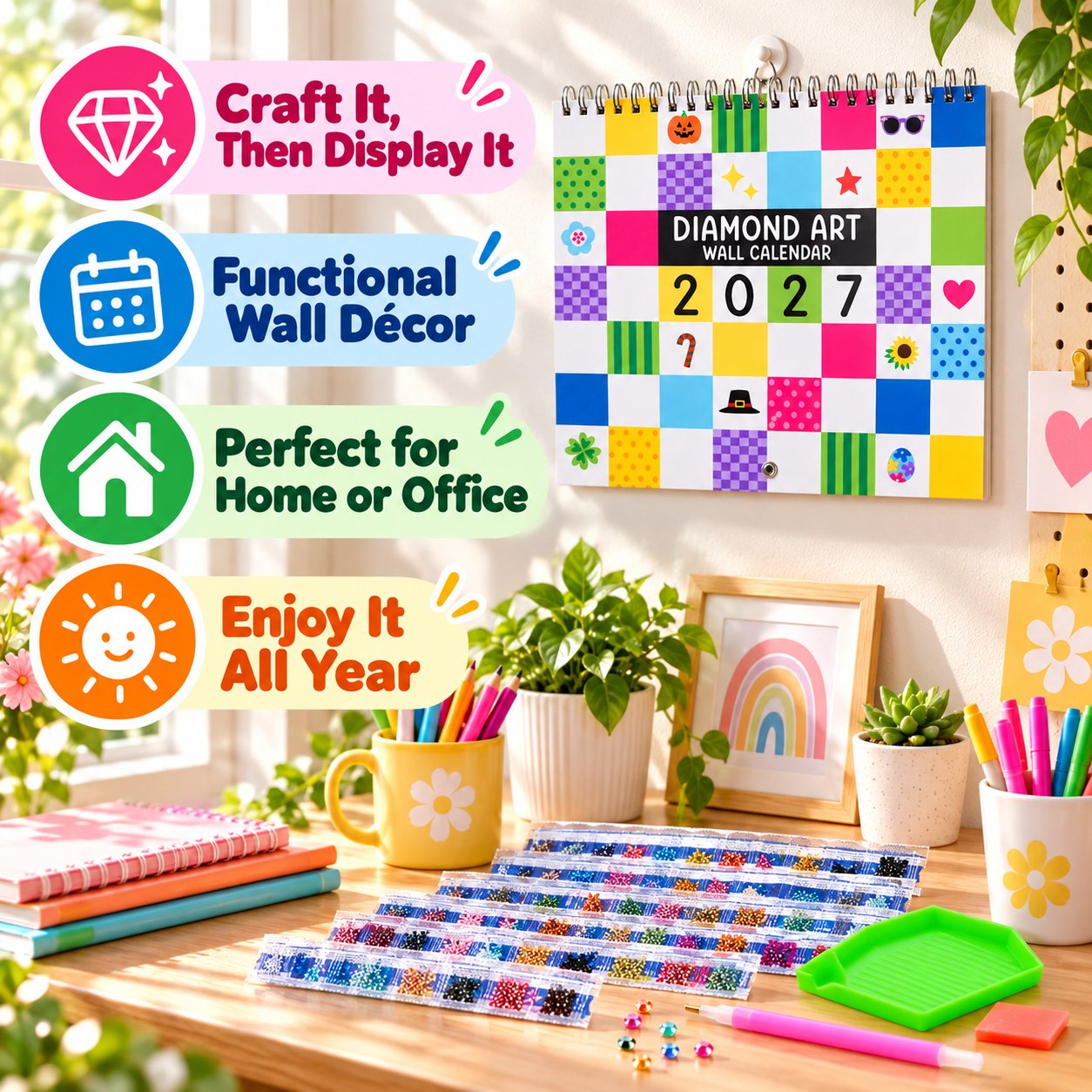 Diamond art calendar package details
