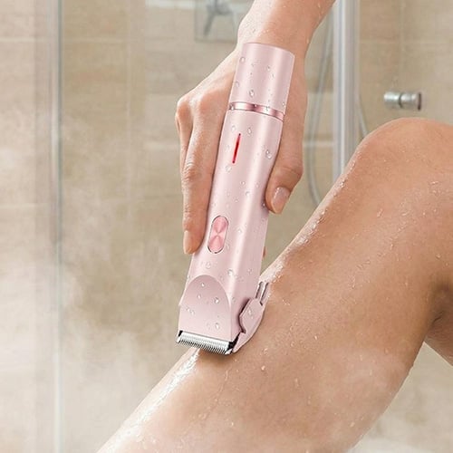 Waterproof trimmer in shower
