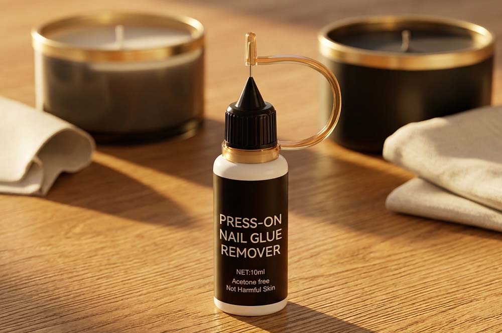 Customer using Pinpoint Nail Glue Remover