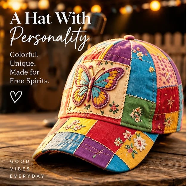 Embroidered cap