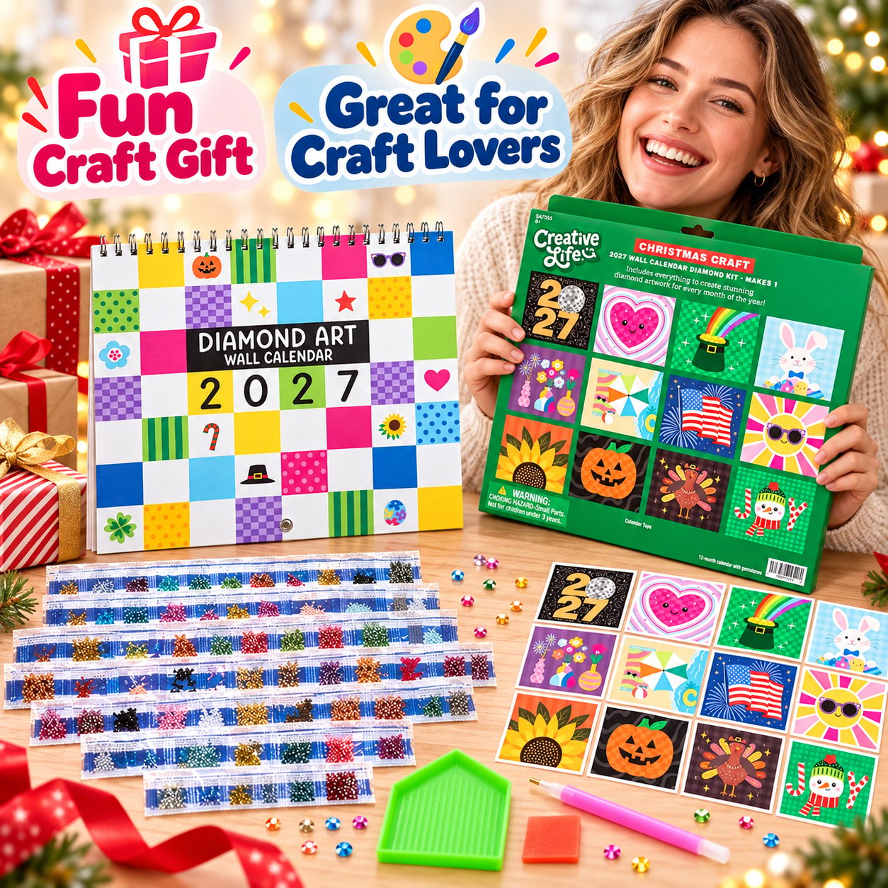 2027 diamond art calendar gift