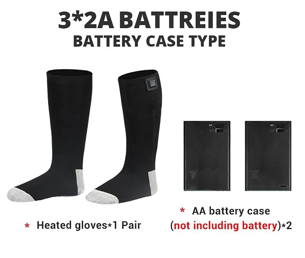 Heated Socks Thermal Socks Men's Women's Heating Foot Warmer APP Control Battery Case Electric Socks Warm Socks Cycling Riding Ski Hiking Winter 2023 - US $22.99 –P15