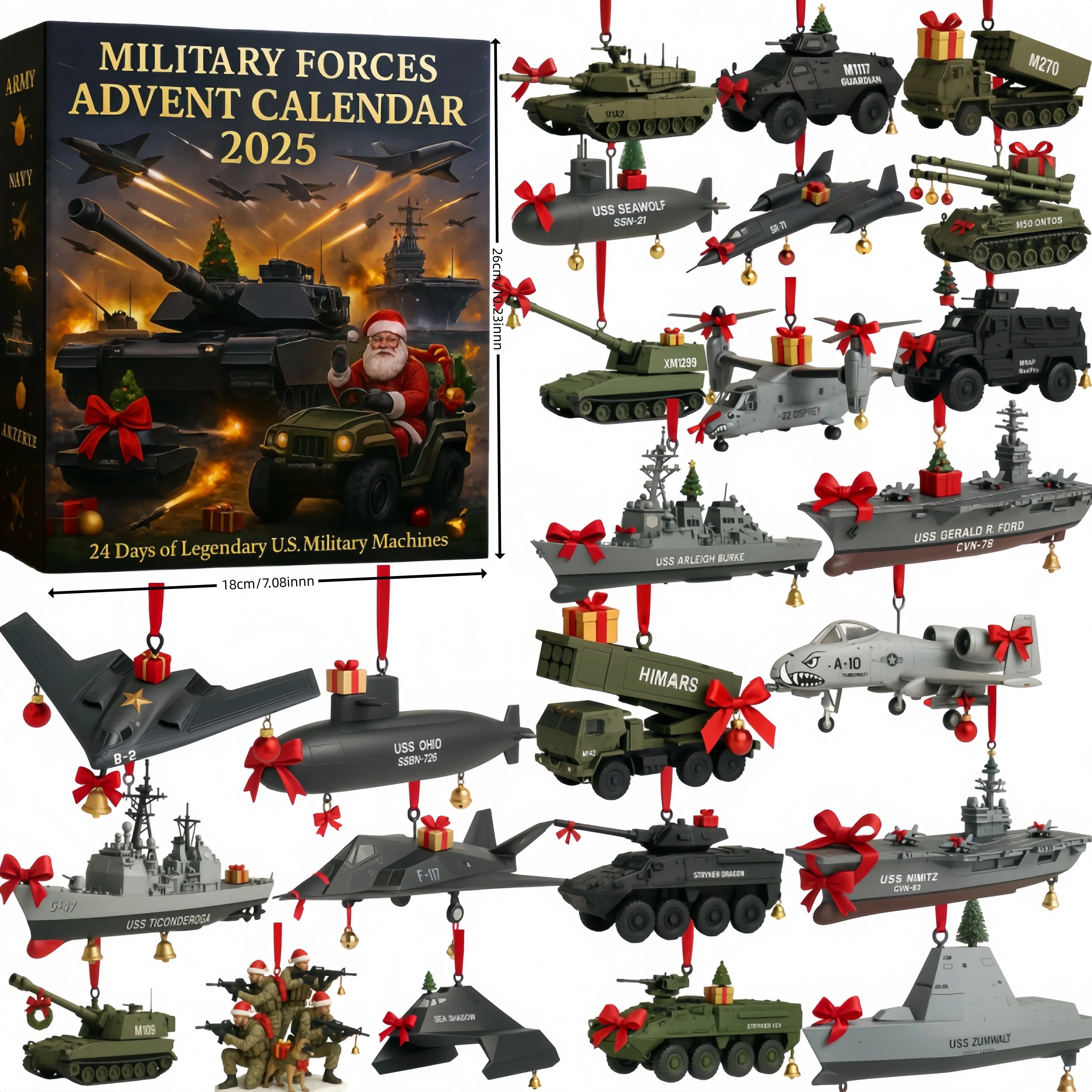 🔥LAST DAY 50% OFF✨Legends of the Armed Forces Advent Calendar 2025