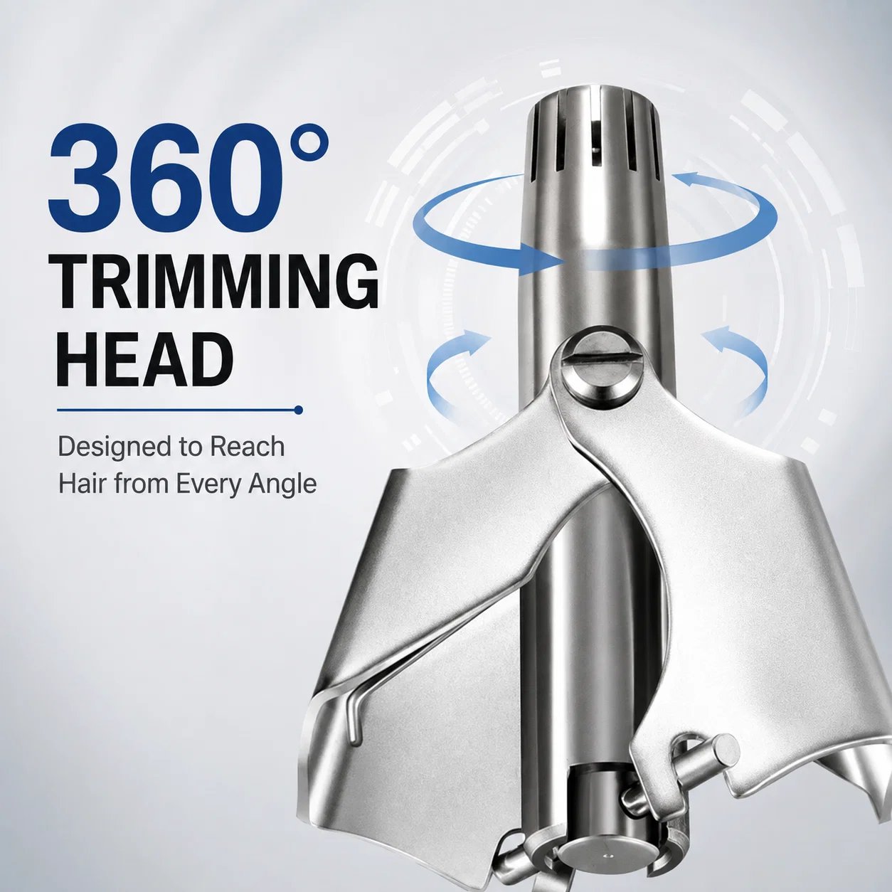 360 degree trimming head manual nose hair trimmer 360 degree trimming head manual nose hair trimmer