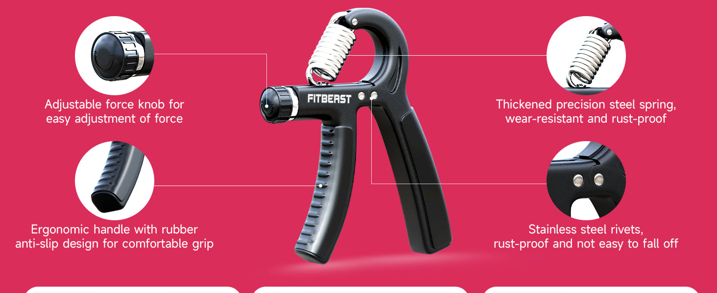 FitBeast Hand Grip Strengthener Workout Kit