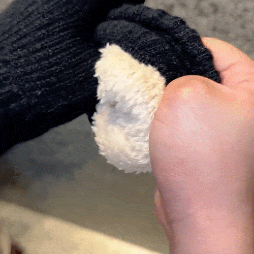 Soft fleece lining visual