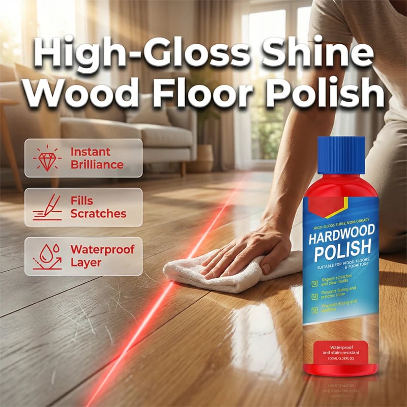 High-Gloss Shine Wood Floor Polish