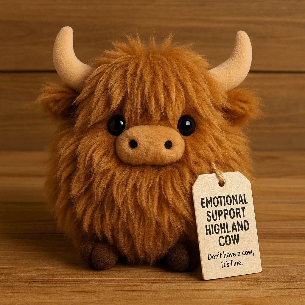 🎅Christmas Pre Sale 49% OFF🎁Emotional Support Highland Cow Plush🎉Buy 2 Free Shipping