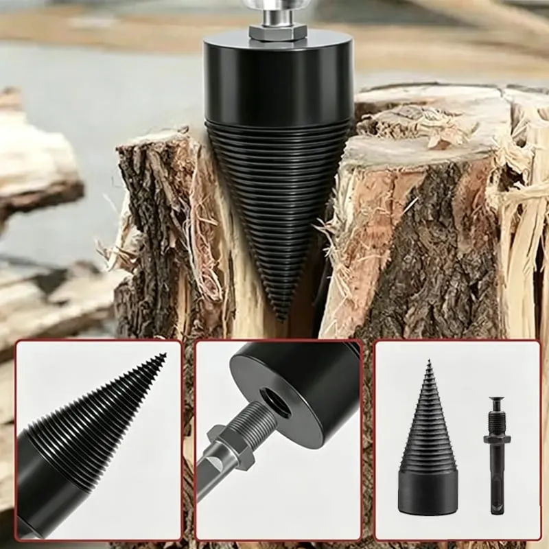 Splitting cone steel body and shank details