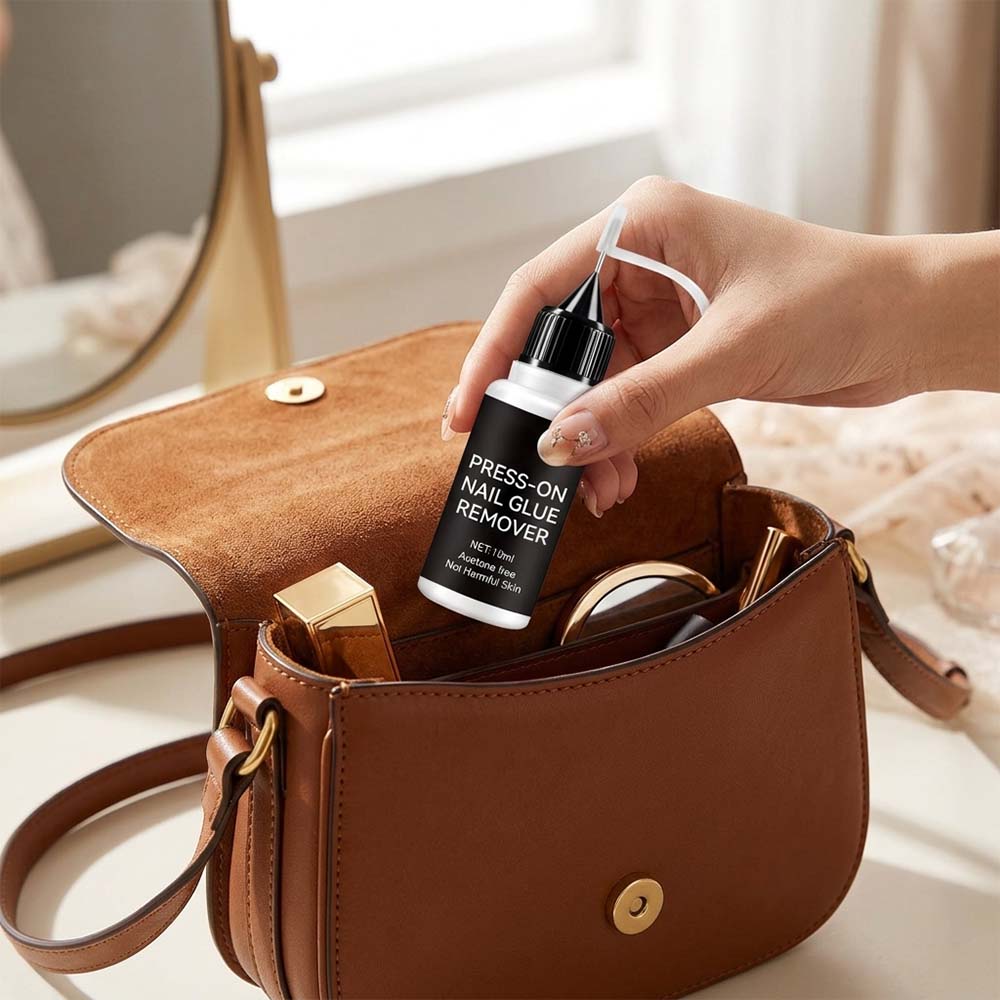 Compact 10ML nail glue remover