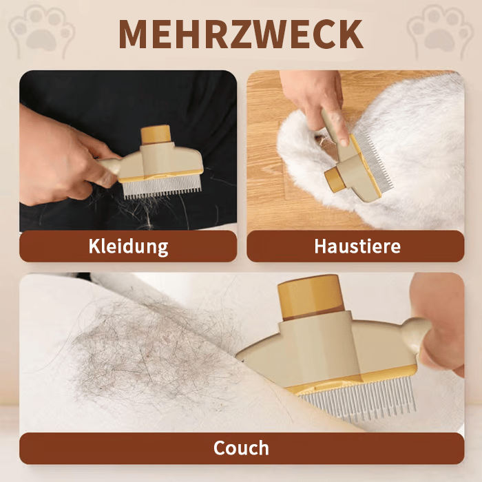 Multifunction pet grooming and cleaning brush