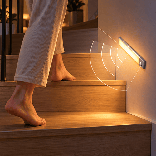 3. Automatically Lights Up When Motion Is Detected