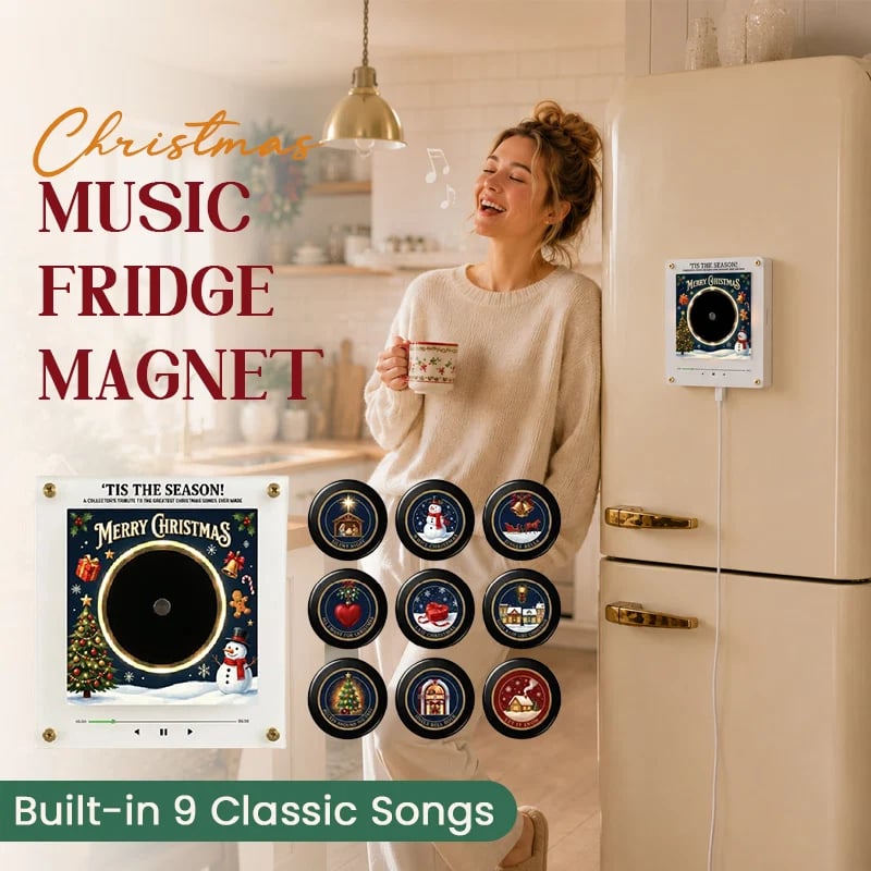Christmas Music Fridge Magnet Overview Christmas Music Fridge Magnet Overview