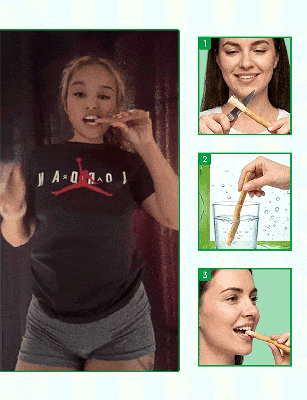How to use miswak