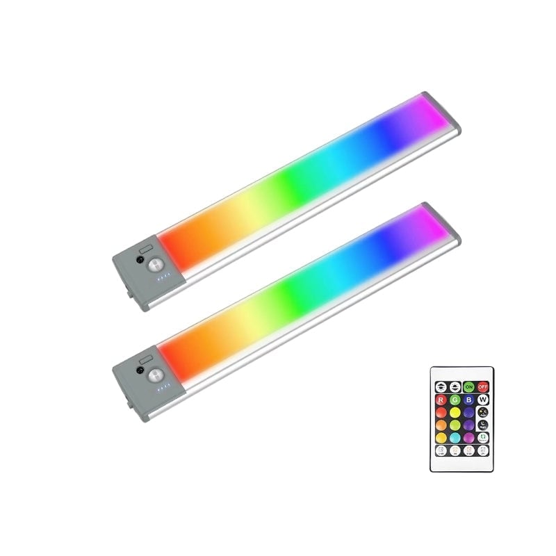 Rechargeable RGB Motion Sensor Light setup