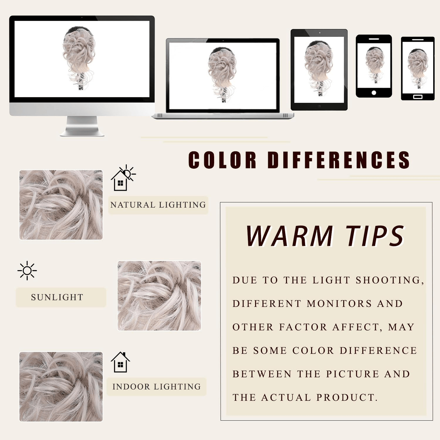 Bun Extension Clips Color