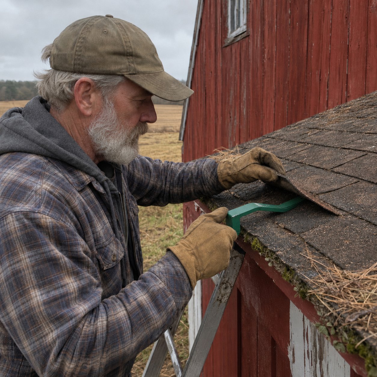Mike H. using the Roofing Snake