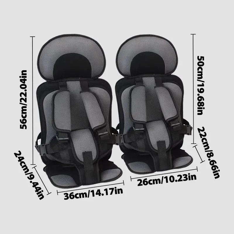 Portable foldable child car seat cushion product