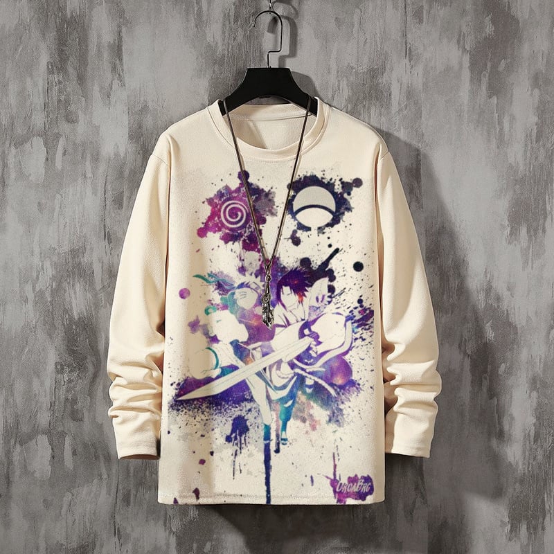Comic Printed Crew Neck Sweatshirt