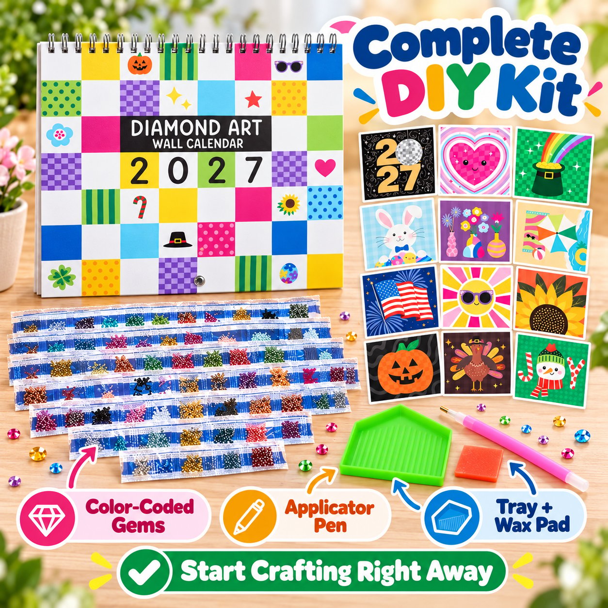 Diamond painting kit accessories