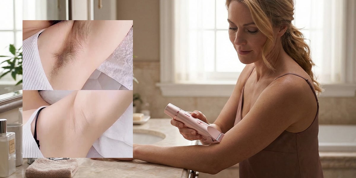 Women’s electric hair trimmer hero