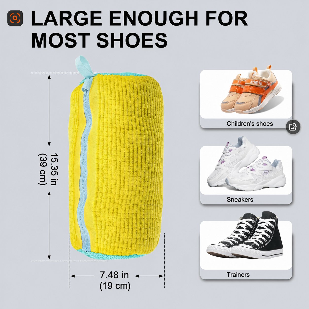 📏 Roomy Enough for Everyday Shoe Styles
