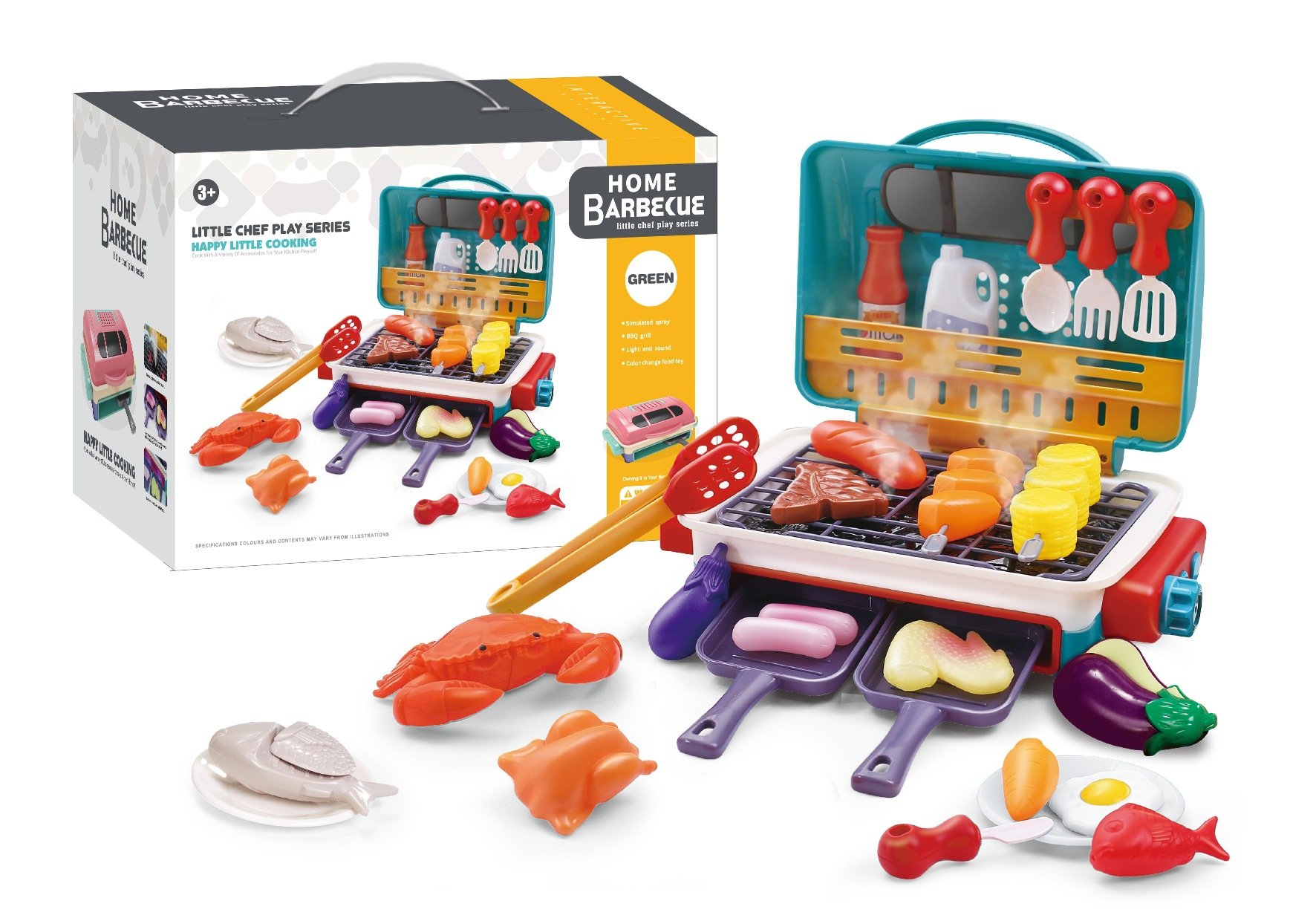 🏆Flash Sale⚡ 7K+ SOLD! Almost Gone❤️Kids BBQ Grill Toy👩‍🍳Ages 3-12