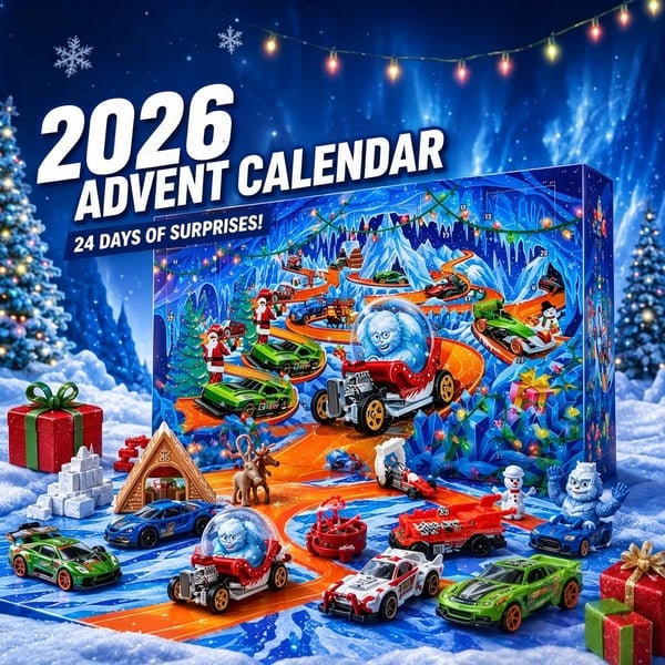 2026 holiday racing car advent calendar