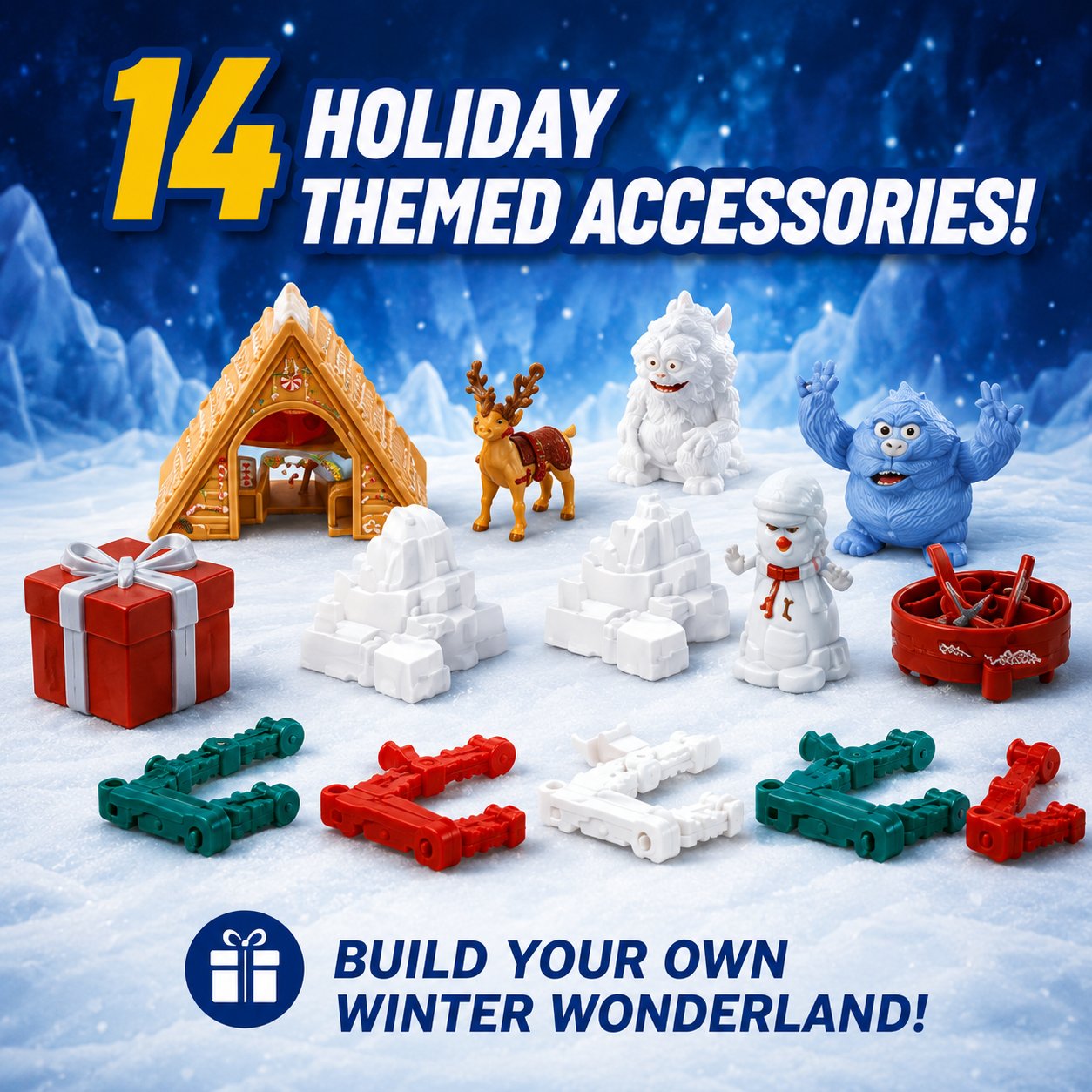 Christmas racing car play accessories