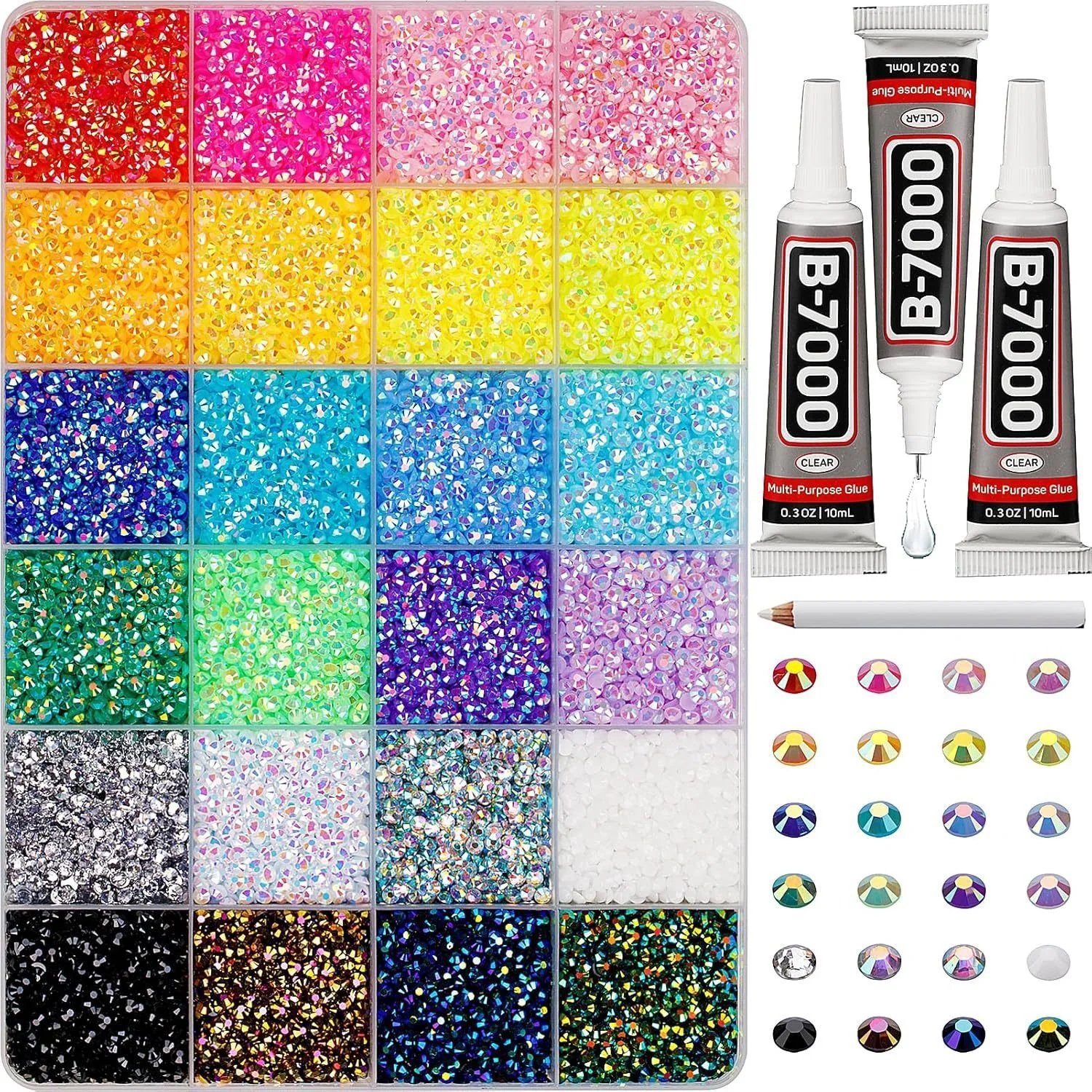 🎅New Year Gift idea £11.99!!⚡50K+ SOLD!🎁 All-in-one Rhinestone Crafting ...