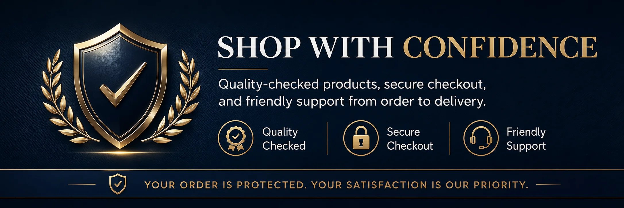 Secure checkout and money back guarantee