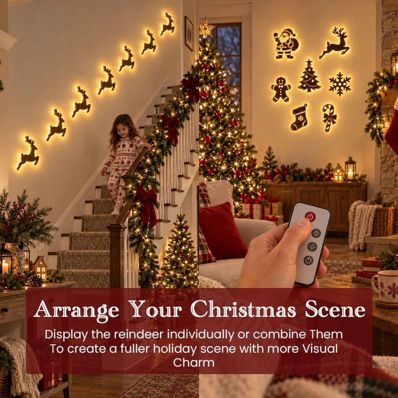 Arrange your Christmas scene