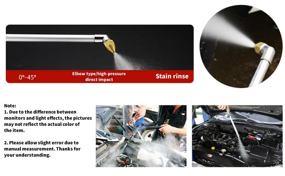 AXIZITECH Pneumatic Air Blow Gun - Heavy-Duty Industrial Metal Mechanic Tool, Cleaning Degreaser Sprayer for Narrow Spaces, Tools for Mechanics (Engine Compartment, Mechanical Interior Use), Mechanic Tools Home AXIZITECH Pneumatic Air Blow Gun - Heavy-Duty Industrial Metal Mechanic Tool, Cleaning Degreaser Sprayer for Narrow Spaces, Tools for Mechanics (Engine Compartment, Mechanical Interior Use), Mechanic Tools Home