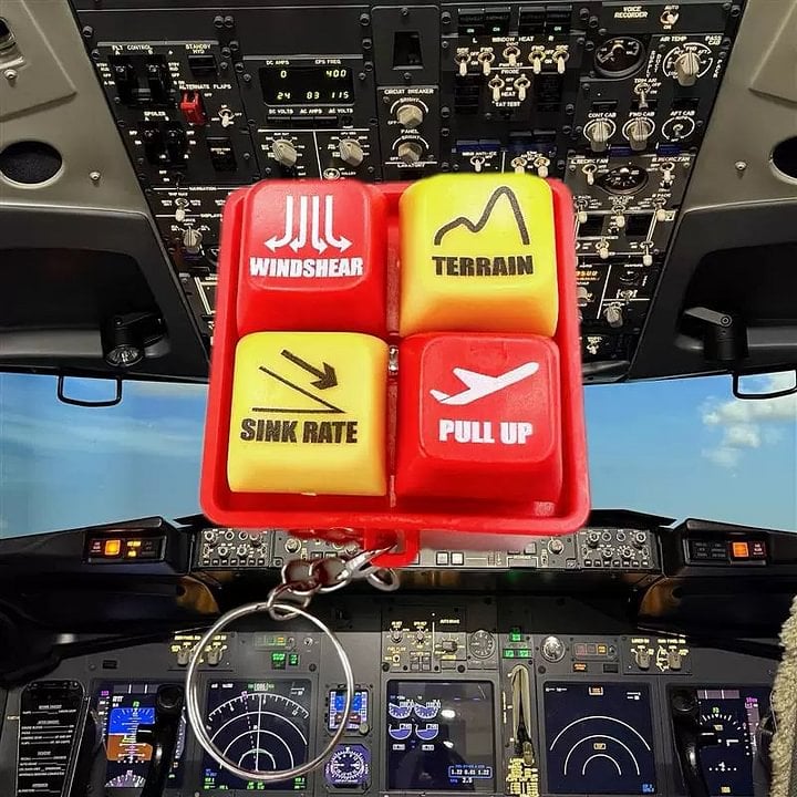 Pilot And Crew Alert Keychain EGPWS Warning Sound Simulator - EGPS